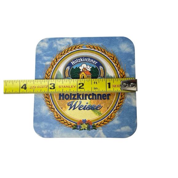 Holzkirchner Weisse German Beer Coasters Lot 18 Paper Cardboard Square 3.5 Inch - Picture 5 of 5